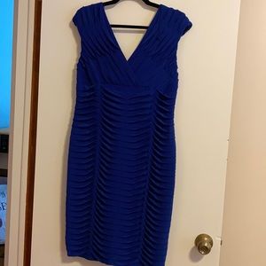 Royal Blue Slinky Dress - Preowned size 12